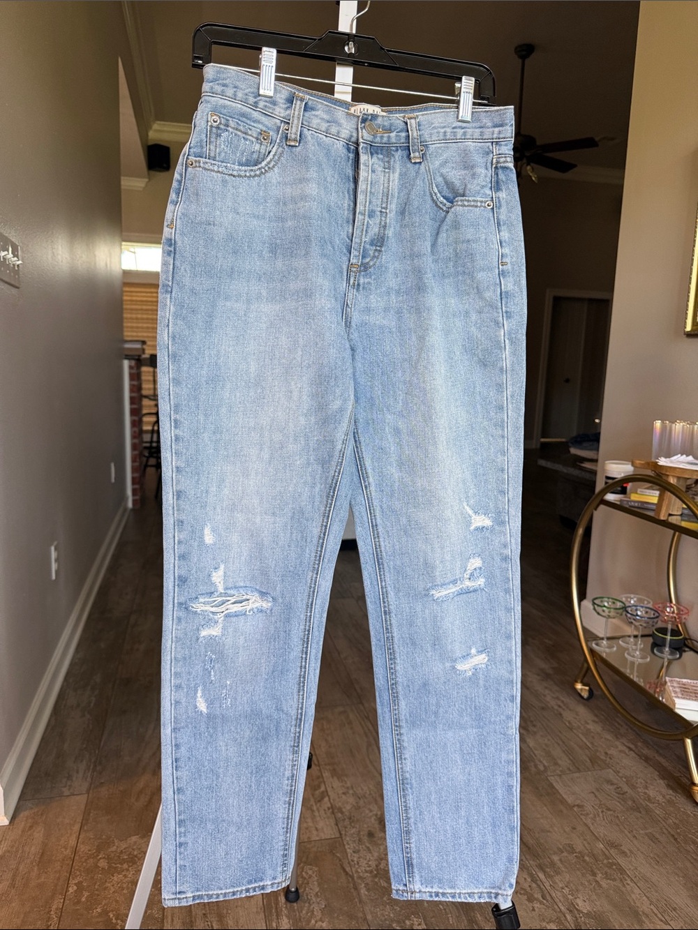 Blank Paige Light Blue Distressed Women’s Jeans